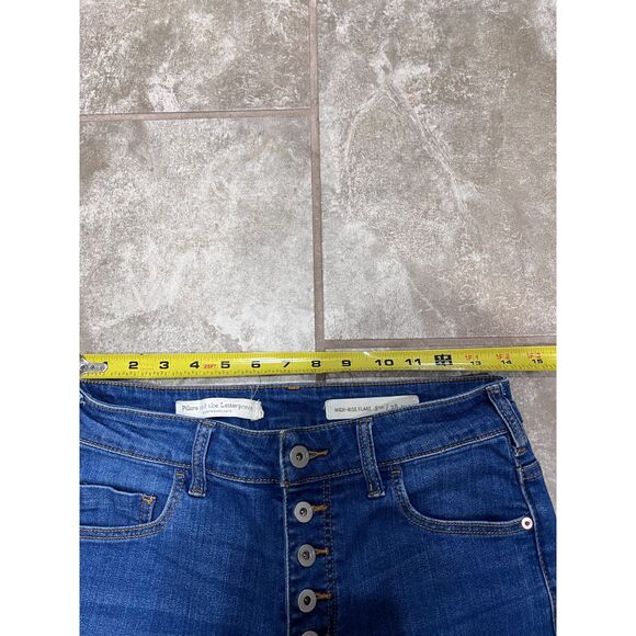 ✨ Pilcro by Anthropologie Button Fly High Rise Flare Jeans – Size 28 Tall ✨ - Picture 10 of 14